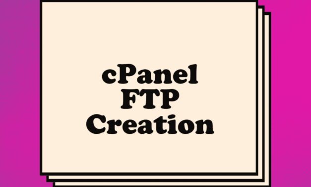 Create a FTP account in cPanel